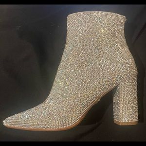 Betsey Johnson sparkling booties